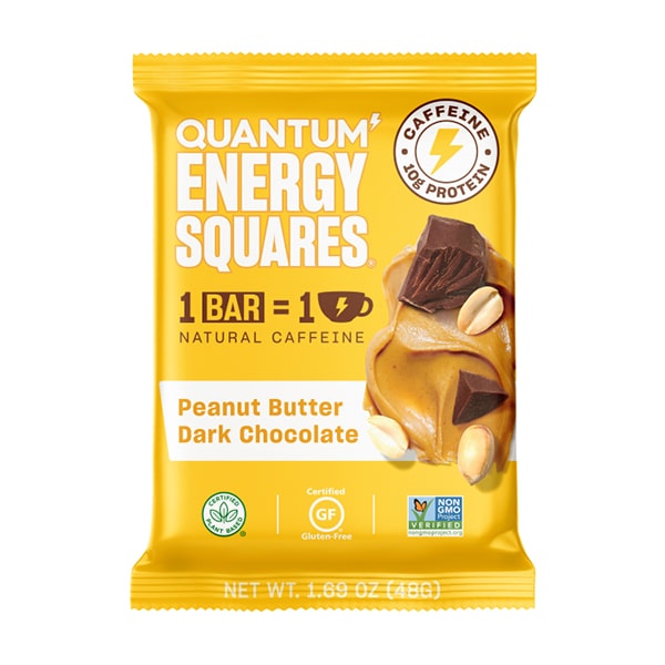 Quantum Energy Squares Peanut Butter Dark Chocolate Single