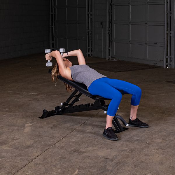 Body Solid ProClub Line Flat, Incline Bench, Black