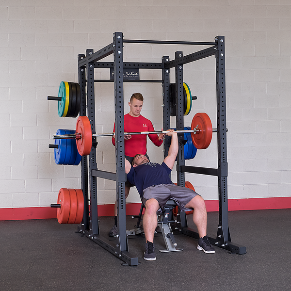 Body Solid Pro Club Line Power Rack Double SPR1000 w. Monkey Bar