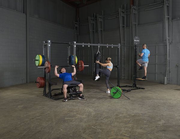 Body Solid Pro Club Line Power Rack, Half Rack Connecting Bar