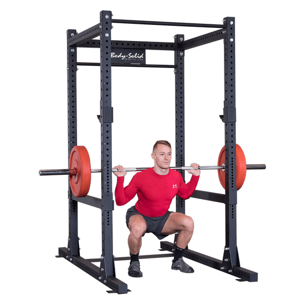 Body Solid Pro Club Line Power Rack Base Rack SPR1000 and Extension