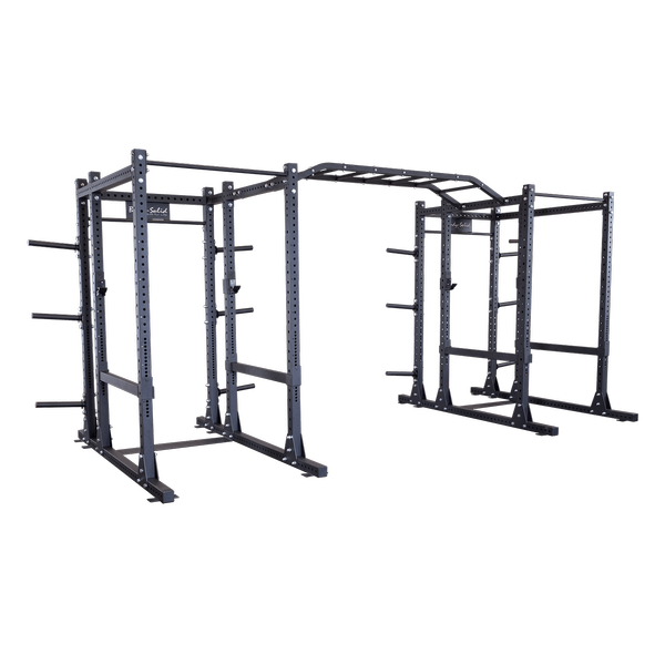 Body Solid Pro Club Line Power Rack Double Rack/Extension w Monkey Bar
