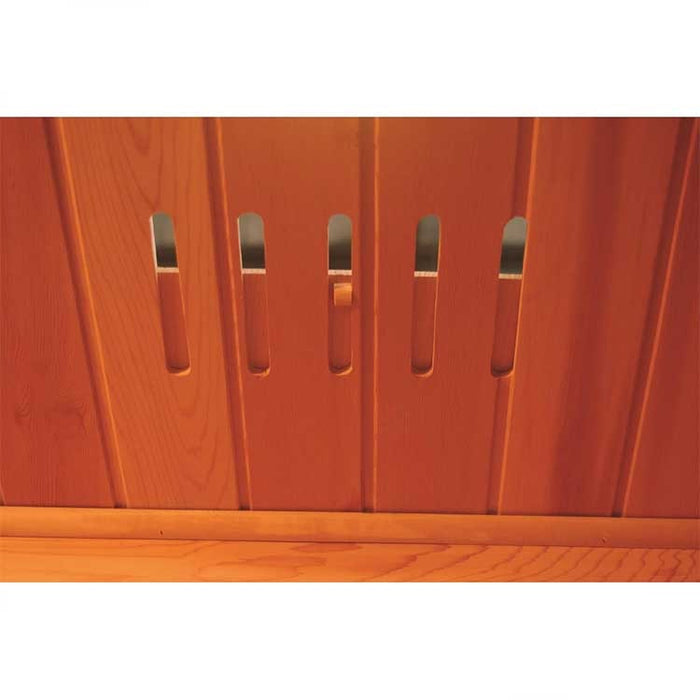 SunRay Sierra 2 Person Cedar Infrared Sauna with Carbon Heaters
