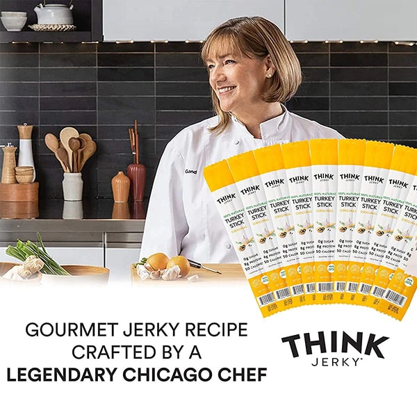 Think Jerky Original 100% Natural Turkey Stick Crafted