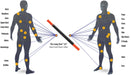 Tiger Tail Trigger Point Massage Stick 22 Body Chart