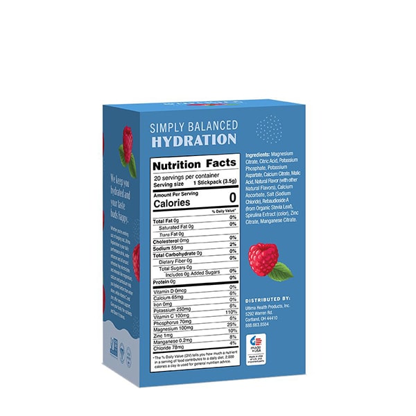 Ultima Replenisher 20 Count Blue Raspberry Rear