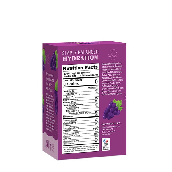 Ultima Replenisher 20 Count Grape Rear