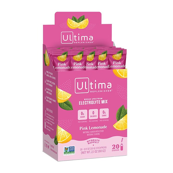 Ultima Replenisher 20 Count Pink Lemonade Front