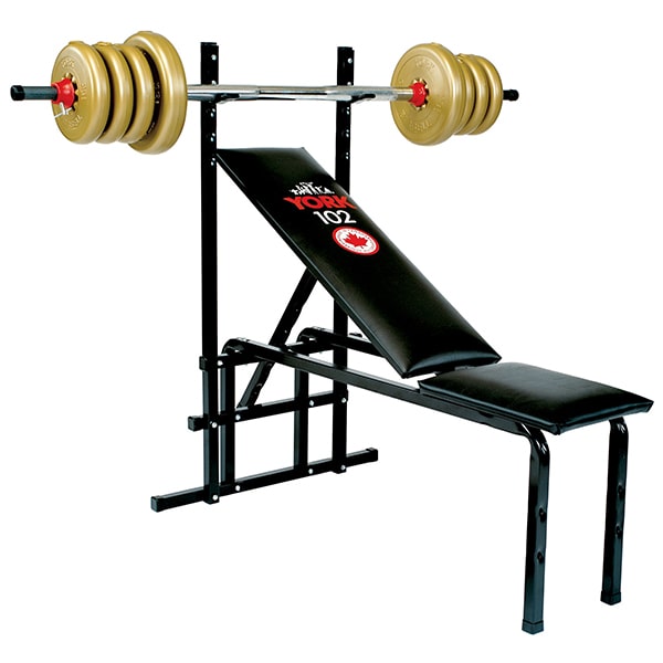 York Barbell 102 Bench Press Machine 3D View