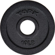 York Barbell 2 Cast Iron Olympic Weight Plates 10 lbs