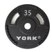 York Barbell 2 G-2 Cast Iron Olympic Weight Plate 35 lb