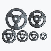 York Barbell 2 Iso-Grip Steel Olympic Plate 3D View