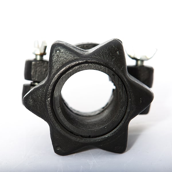 York Barbell 2 Olympic Spin-Lock Collars (Pair) Front View