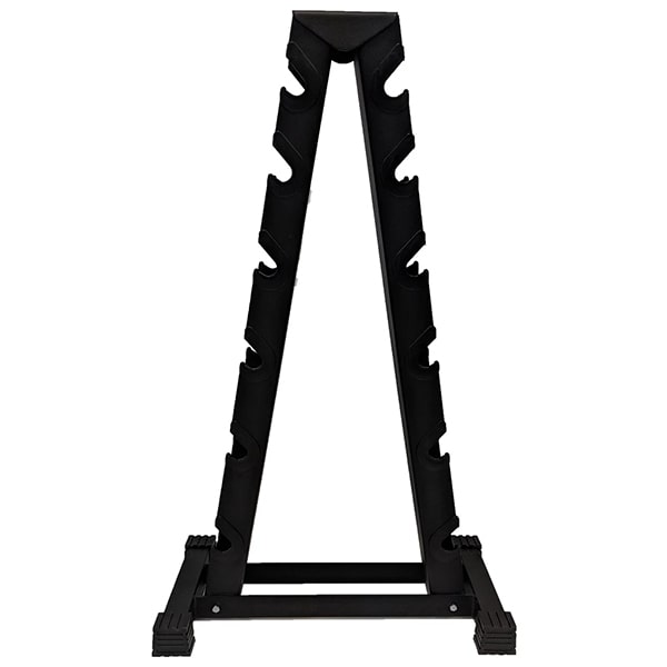 York Barbell 2 Sided A-Frame Dumbbell Rack Front View