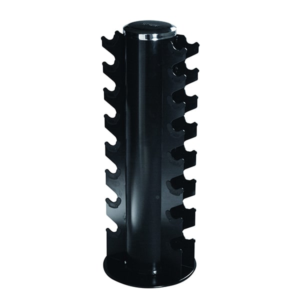 York Barbell 2 Sided Vertical Dumbbell Rack Front View