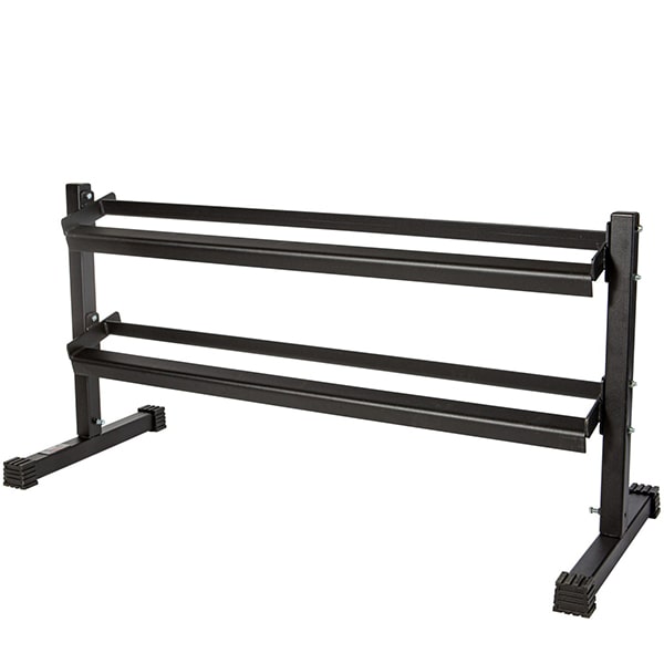 York Barbell 2 Tier Dumbbell Stand 3D View