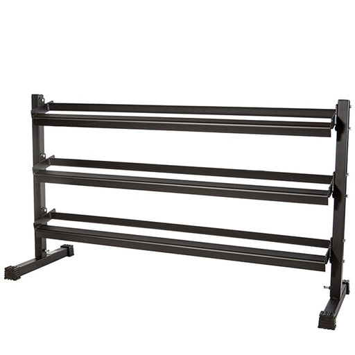 York Barbell 3 Tier Dumbbell Stand 3D View