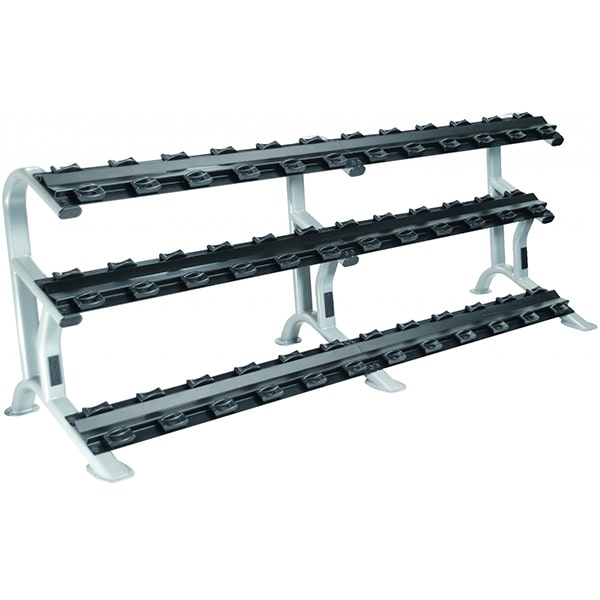 York Barbell 3 Tier ETS Saddle Rack for Pro Style Dumbbells 3D View