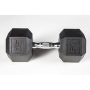 York Barbell 5-50lb Premium PVC Hex Dumbbell Set 50 lbs
