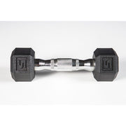 York Barbell 5-50lb Premium PVC Hex Dumbbell Set 5 lbs