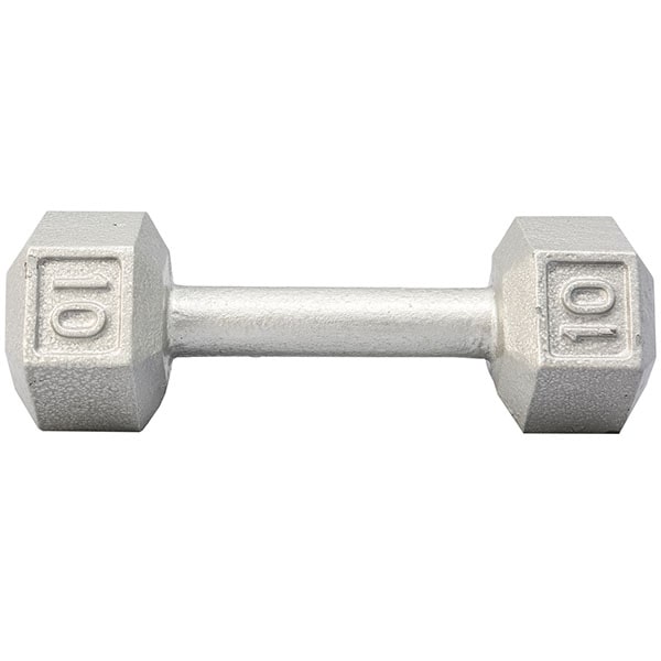 York Barbell Cast Iron Hex Dumbbell 10 lbs
