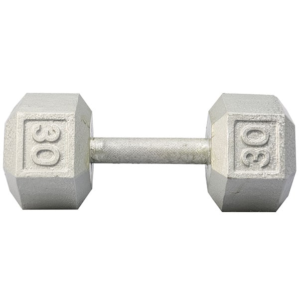 York Barbell Cast Iron Hex Dumbbell 30 lbs