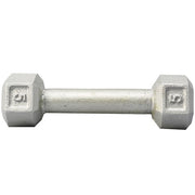 York Barbell Cast Iron Hex Dumbbell 5 lbs
