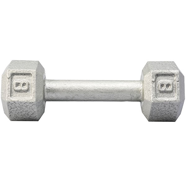York Barbell Cast Iron Hex Dumbbell 8 lbs