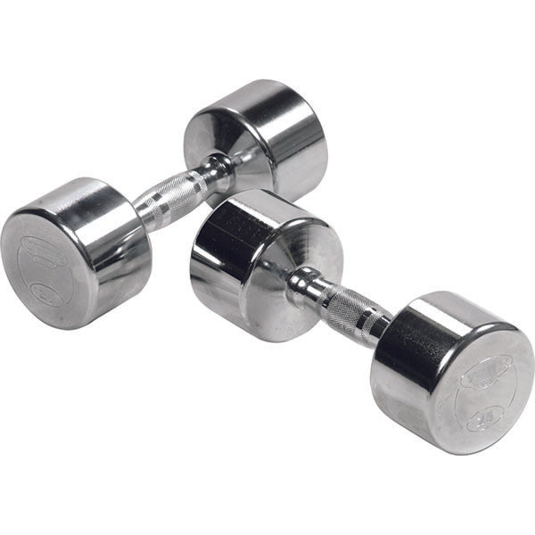 York Barbell Chrome Dumbbell 3D View