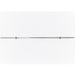 York Barbell Chrome Spin-Lock Weight Bar w Spin-Lock Collars Front View