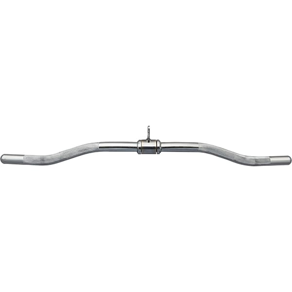 York Barbell E-28 Solid Steel Rev. Curl Bar Front View