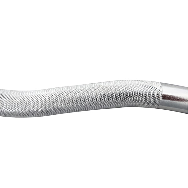 York Barbell E-28 Solid Steel Rev. Curl Bar Knurl
