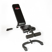 York Barbell FTS FID Adjustable Bench Press w Foot Hold-down 3D View