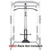 York Barbell FTS Hi  Low Pulley Option for Power Cage (With Weight Carriage) Front View