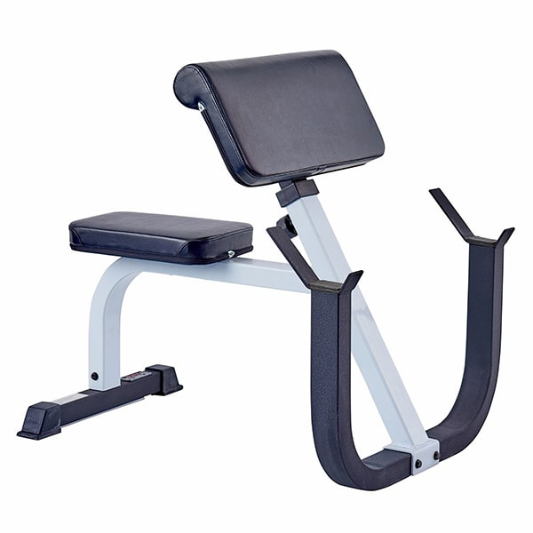 York Barbell FTS Preacher Curl Bench 3D View