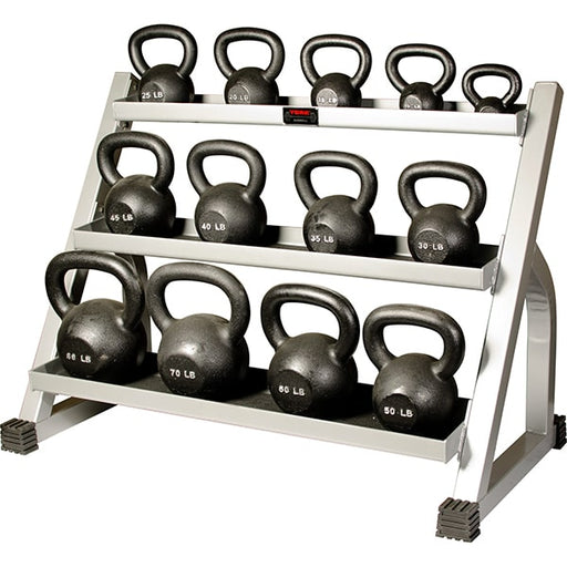 York Barbell Kettlebell Stand 3D View