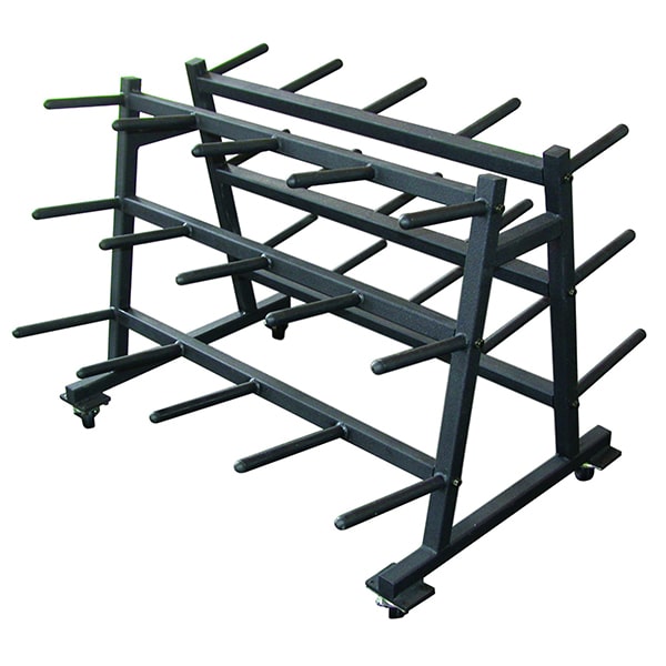 York Barbell Mobile Aerobic Set Rack 3D View