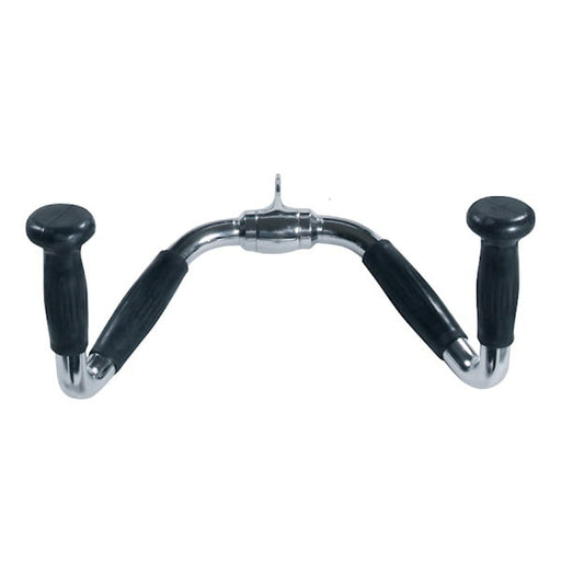 York Barbell Multi-Exercise Chrome Bar Front View