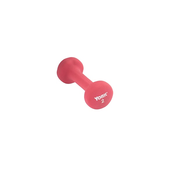York Barbell Neoprene Fitbell (Multi-Color) 2 lbs