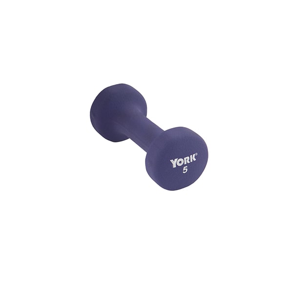 York Barbell Neoprene Fitbell (Multi-Color) 5 lbs