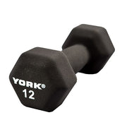 York Barbell Neoprene Hexagon Fitbell 12 lbs