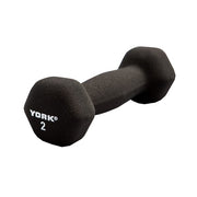 York Barbell Neoprene Hexagon Fitbell 2 lbs