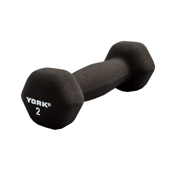 York Barbell Neoprene Hexagon Fitbell 2 lbs