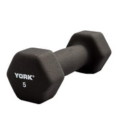 York Barbell Neoprene Hexagon Fitbell 5 lbs