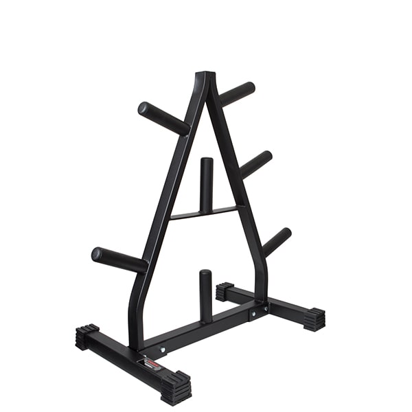 York Barbell Olympic A-Frame 2 Weight Plate Tree 3D View