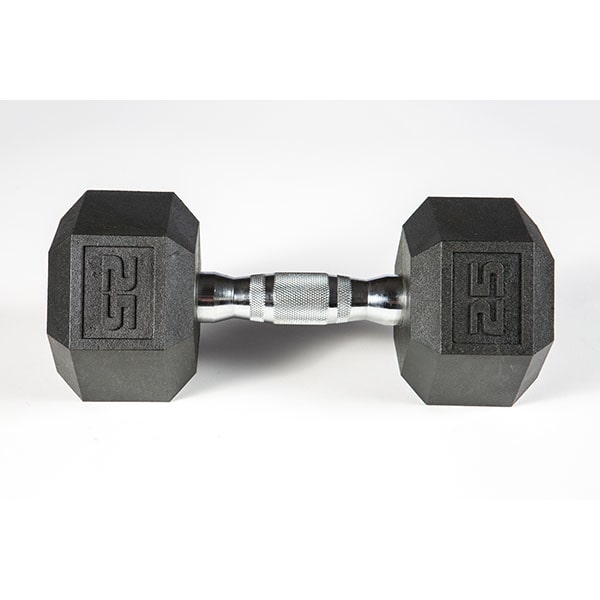 York Barbell Premium PVC Hex Dumbbell 25 lbs