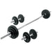York Barbell Pro Cast Iron Dumbbell  Barbell Spinlock Set 3D View