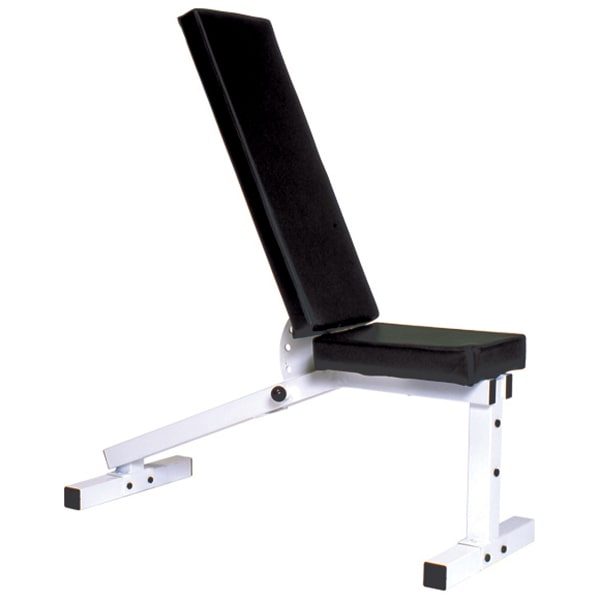 York Barbell Pro Series 206ID White – w Adjustable Incline  Decline Bench 3D View