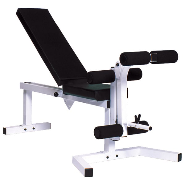 York Barbell Pro Series 210 With 205 FI Bench plus 202 Leg Curl Attachment 3D View