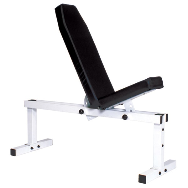 York Barbell Pro Series Bench 305 FI White- Front Adjustable, Back Adjustable CU 3D View